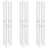 thumbnail of vidaXL Schanskorven 3 st 25x25x197 cm gegalvaniseerd staal