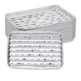 thumbnail of Relaxdays Grillschale Alu, 40er Set, 34 x 22 cm, Aluschalen für Grill, Alugrillschalen mit Löchern, bis 260 °C, silber