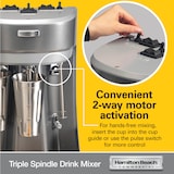 thumbnail of Hamilton Beach Commercial® - 3-Spindle drankmixer - HMD400R