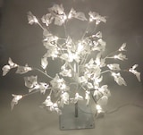 thumbnail of BURI LED Lichterbaum 120cm Leuchtbaum Dekobaum Gartendeko Weihnachtsdeko warmweiß 60 LEDs, IP44, inkl. 4 Heringe, 5 m Zuleitung