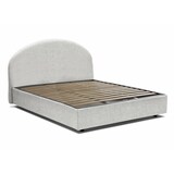 thumbnail of Dmora Doppelbett Cora, Containerbett mit Stoffbespannung, 100% Made in Italy, Frontöffnung, inklusive Matratze 160x190 cm, Weiß