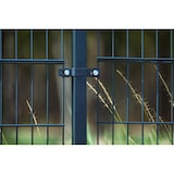 thumbnail of Gartenzaun Mattenzaun Doppelstabmattenzaun Anthrazit Grau Rund 1,60 m x 40 m