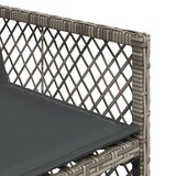 thumbnail of vidaXL 17-tlg. Garten-Essgruppe mit Kissen Grau Poly Rattan