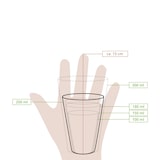 thumbnail of greenbox - Pappbecher 200 ml / 8 oz, Ø 80 mm, "EcoUp©"-Icons, 50 St.