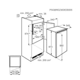 thumbnail of electrolux krb2af88w frigorifero monoporta da incasso pannellabile  classe f