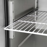 thumbnail of vaiotec saladette / 2 compartimentos con tapa cuadrada de cristal, 900 x 700 mm