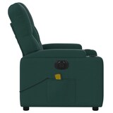 thumbnail of vidaXL Massagesessel Elektrisch Dunkelgrün Stoff