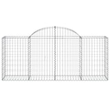 thumbnail of vidaXL Gabionen mit Hochbogen 14 Stk. 200x50x80/100cm Verzinktes Eisen