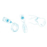 thumbnail of Cleanbrace Desinfektionsarmband 2.0 in Rot - Armband für Desinfektionsmittel  - 1 Stück