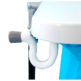 thumbnail of Abfallsackständer mit Deckel und Fußpedal | 60 Liter, HxBxT 88x37x44cm | Weiß