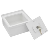 thumbnail of ARREGUI Terra Caja Fuerte Camuflada para Instalación Oculta en el Suelo, Caja de Seguridad Secreta Empotrable en el Suelo, 20x20x10 cm, X L, blanca