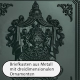 thumbnail of Briefkasten Englischer Postkasten zur Wandmontage grün Nostalgie Antik Stil