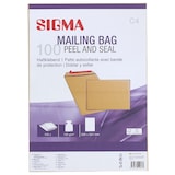 thumbnail of SIGMA Versandtasche, DIN C4, ohne Fenster, haftklebend, braun, 100 Stück