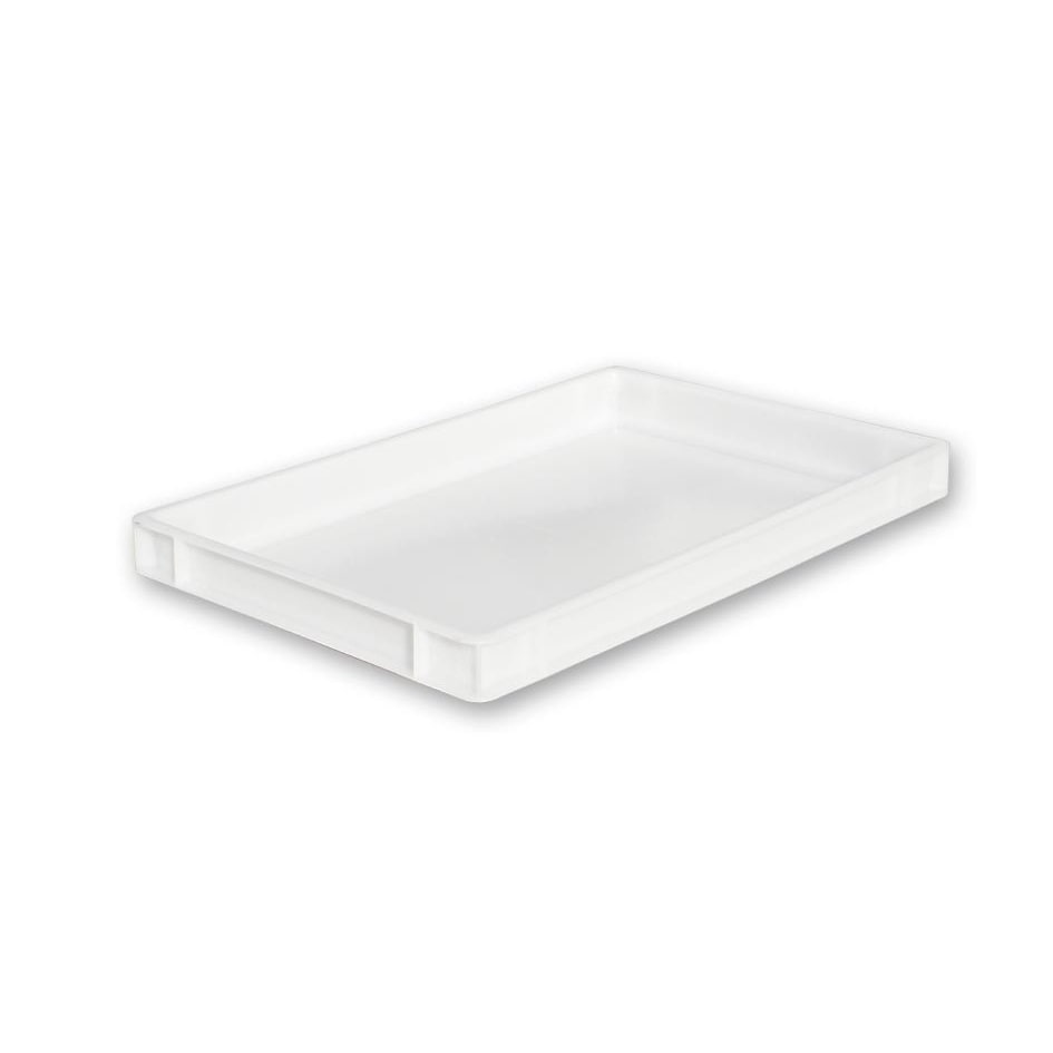 Bac Gerbable Parois et Fond Pleins pour Pate à Pizza 600x400x55 mm - L2G