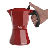 thumbnail of Cafetera de aluminio JATA HCAF2009 de 9 tazas. Apta para todas las cocinas, incluida inducción. Asa maciza especial antiquemaduras