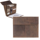 thumbnail of Dethloff Fächermappe A4 Leder 7 Fächer vintagebraun Aktenmappe Orgamappe Leopold D021426503-S