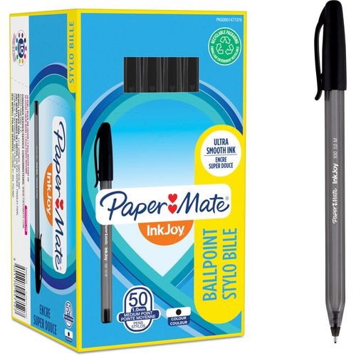 Papermate InkJoy 100 Kugelschreiber Schwarz Mittel 0.8 mm 50 Stück