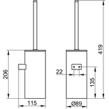 thumbnail of KE WC-Bürstengarnitur MOLL vc/we