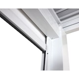 thumbnail of Pergola HWC-L46 mit 6x Seitenwand, Gartenpavillon Lamellen-Pavillon Rollo, 11cm-Alu-Gestell, sturmfest 3x6m ~ weiß