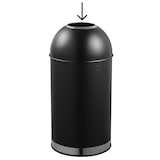 thumbnail of METRO Professional Abfalleimer, Stahl, Ø 37 x 72 cm, 50 L, schwarz