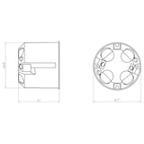 thumbnail of 25 Stk. Kaiser Hohlwanddose 9061-77