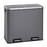 thumbnail of SVITA TM2X24 Mülleimer Papierkorb 48L Abfalleimer Mülltrennung Grau