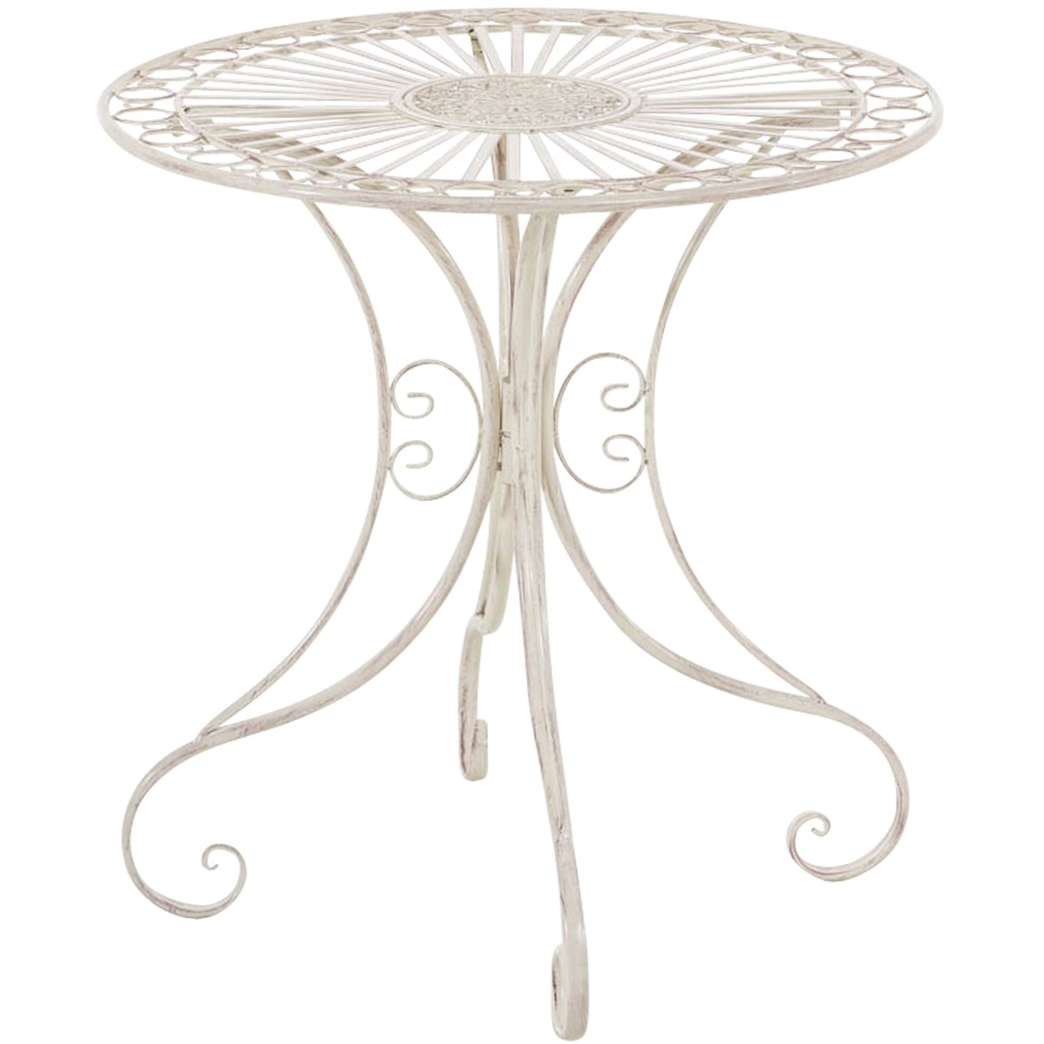 Mesa Hari creme antigo