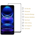 thumbnail of 3x 9D Keramik-Glass für Xiaomi Redmi Note 12 Pro 5G FULL COVER 3D KLAR Panzerfolie Displayschutz Schutzfolie Ceramic Screen-Protector
