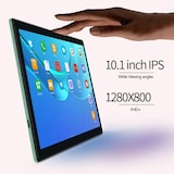 thumbnail of Tablette Tactile 10 Pouces Android 11 Octa Core 8Go+128Go Double Sim 4G LTE Avec Étui Bleu YONIS