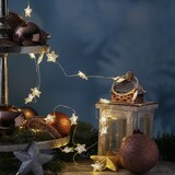 thumbnail of LED Lichterkette Sterne 20 LED Dekolichterkette Draht Weihnachtsdeko weiß