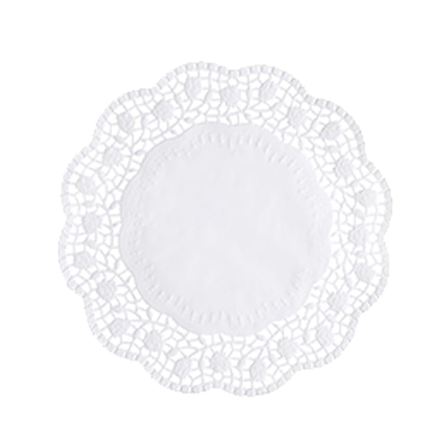 PAPSTAR 2000 Tortenspitzen rund Ø 20 cm weiss