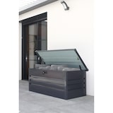 thumbnail of Graue Gartenbox aus verzinktem Stahl anthrazit 600L- SCATOLA
