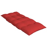 thumbnail of vidaXL Stoelkussens 2 st hoge rug oxford stof rood
