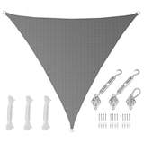 thumbnail of 6x6x6 UV Sonnensegel Dreieckig Atmungsaktiv - Sonnenschutz Segel mit Befestigung