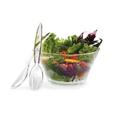 thumbnail of TABLE PASSION Salatschüssel 28 cm + Besteck - Table Passion Transparent Rund Kunststoff