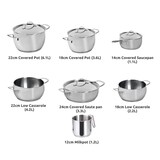 thumbnail of Lagostina Euforia, casseruola bassa cm 24, acciaio 18/10, adatto ad induzione