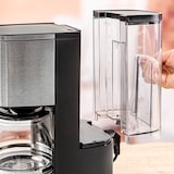 thumbnail of ROMMELSBACHER Filterkaffeemaschine FKM 1000, 1,5 Liter Wassertank, Glaskanne, Startzeitvorwahl, Warmaltefunktion, Filterträger 1x4, Dauerfilter