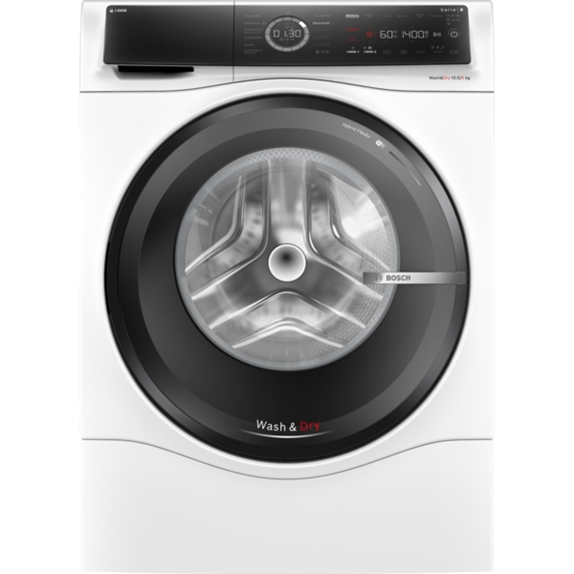 Bosch Serie 8 WNC254A40 Waschtrockner, 10.5/6 kg, 1400 U/min.
