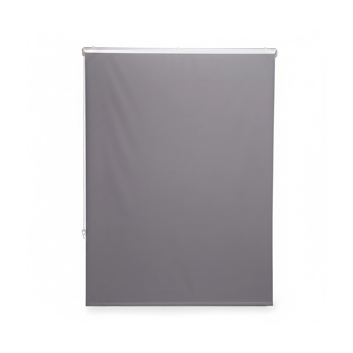 Relaxdays Duschrollo, 120x240 cm, Seilzugrollo für Dusche & Badewanne, Decke & Fenster, Badrollo wasserabweisend, grau