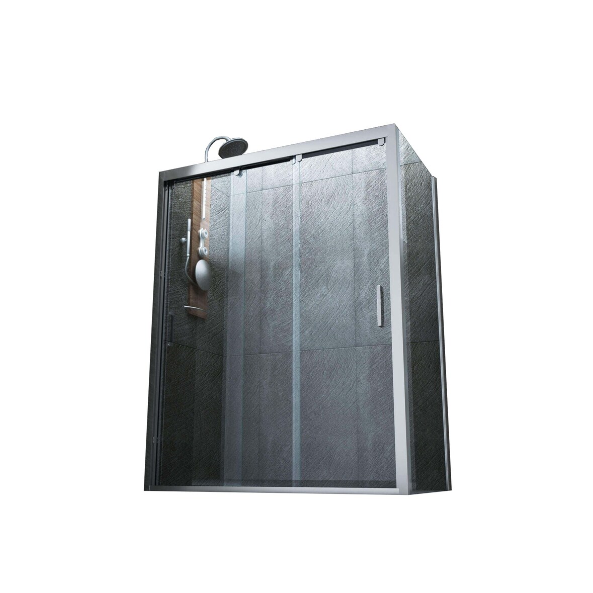 Box Doccia Angolare 3 Ante Scorrevoli 8mm H195 - 80x80