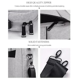 thumbnail of Sacoche Ordinateur Portable Imperméable Extensible Pour PC 13 Pouces Avec Sangle Noir YONIS