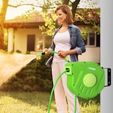 thumbnail of Outsunny Avvolgitubo a Parete Bloccabile e Retraibile Verde