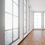 thumbnail of Relaxdays Fadenvorhang weiß, kürzbar, mit Tunneldurchzug, für Türen & Fenster, waschbar, Fadengardine, 145x245 cm, white