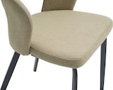 thumbnail of Lot de 2 Chaises Arthur Vert claire  – Assise Mousse Haute Densité, Piètement Acier Époxy Madrid, Design Contemporain