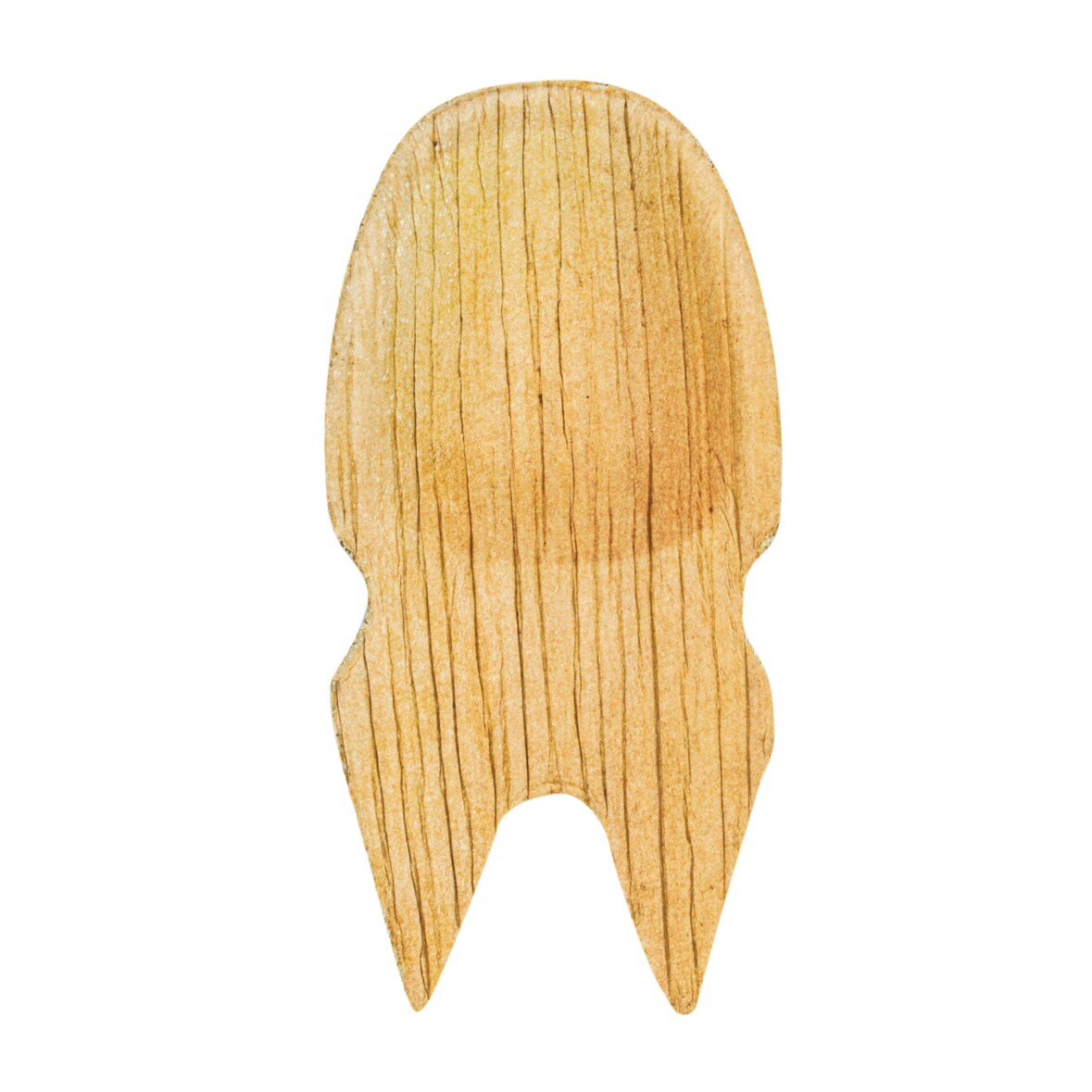 WISEFOOD 25 Früchtepickser - Palmblatt Früchtepiekser rund "Spork" 6 cm Einweg Göffel Party Piekser