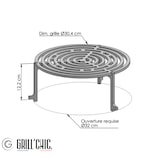 thumbnail of Confezione Privilège Cevenol Corten Legno Braciere rotondo 74 Ciotola singola