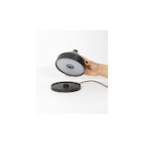 thumbnail of Lámpara LED AMELIE Azafrán con pincho Negra recargable y regulable