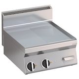 thumbnail of Elektro Grillplatte glatt aus Edelstahl mit 2 Heizzonen Tischgerät