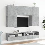 thumbnail of vidaXL TV-Wandschränke 2 Stk. Betongrau 80x30x30 cm Holzwerkstoff
