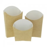 thumbnail of 500 unidades. Caixa de papelão Kraft média para batatas fritas Ref EG0006K